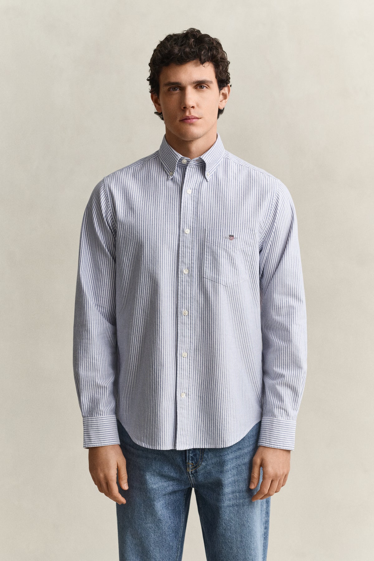 Banker Stripe Classic Oxford Shirt