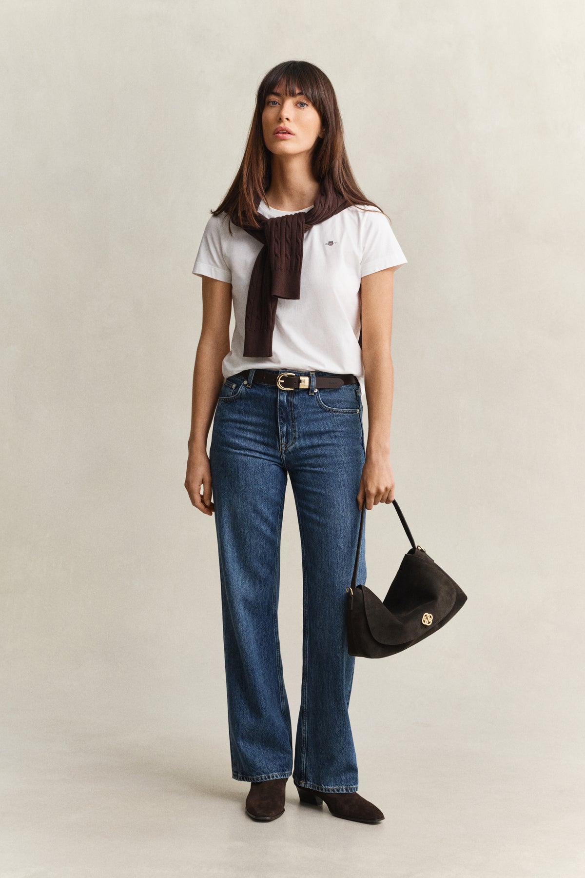 WHITE, REG SHIELD SS T-SHIRT BY GANT AU.