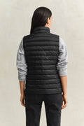BLACK, Light Down Vest, BACK-VIEW BY GANT AU.
