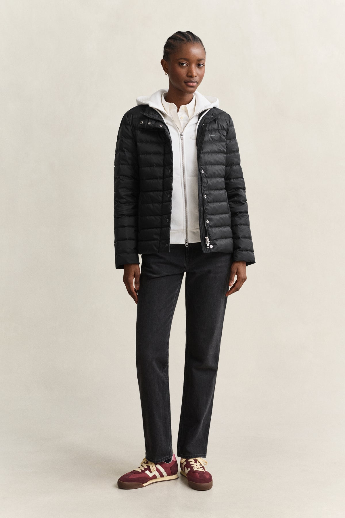 BLACK, Light Down Jacket BY GANT AU.