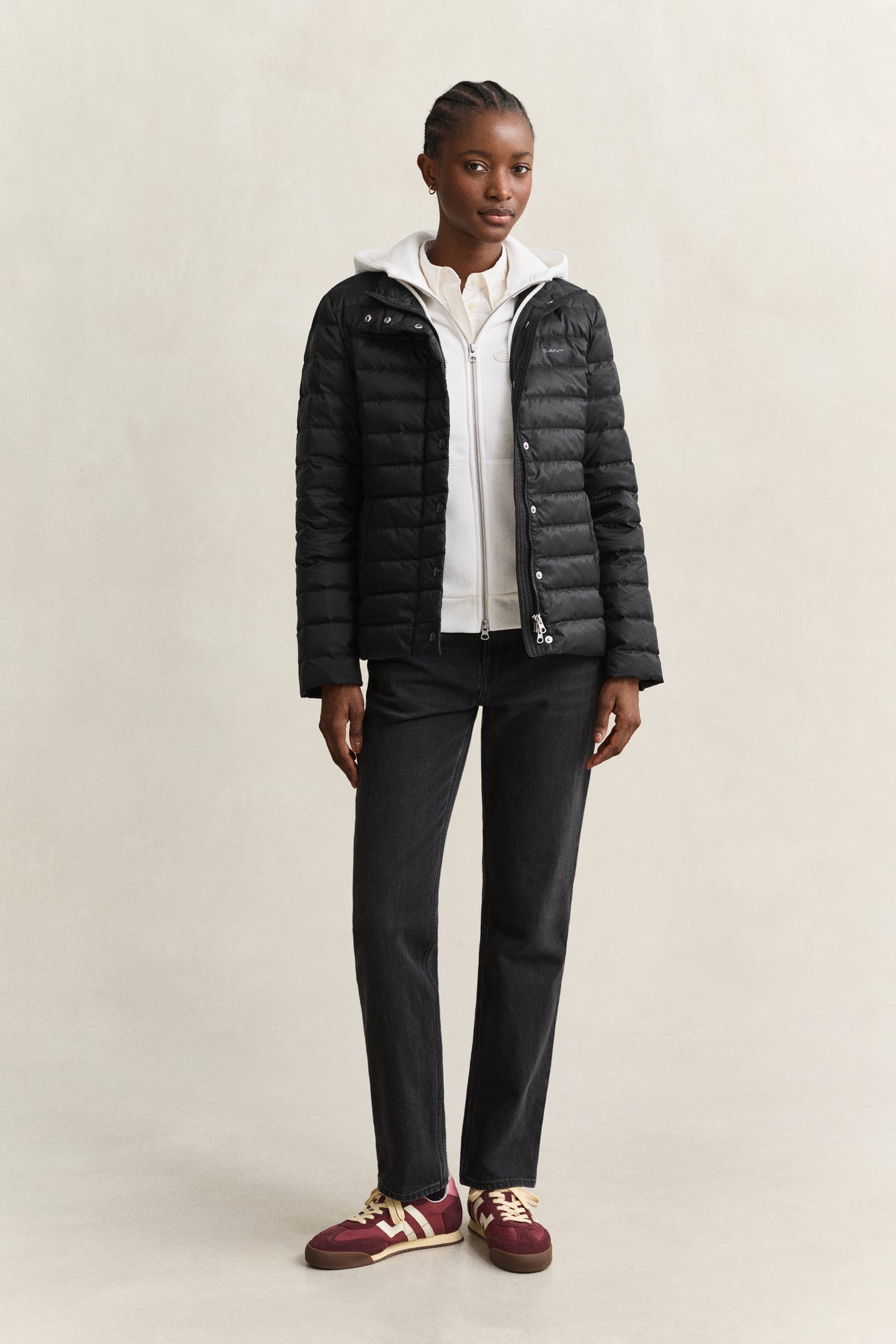 BLACK, Light Down Jacket BY GANT AU.