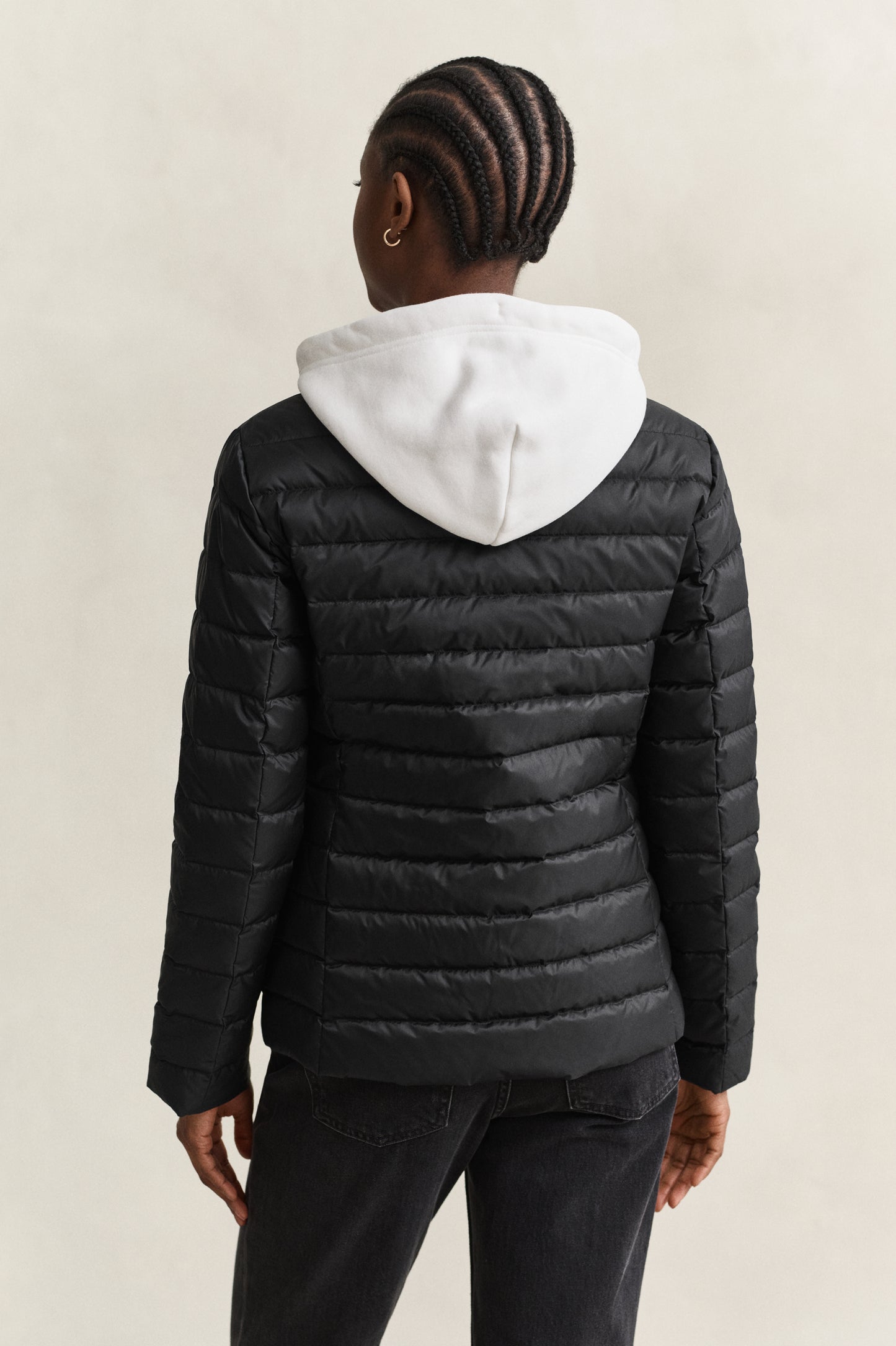 BLACK, Light Down Jacket, BACK-VIEW BY GANT AU.