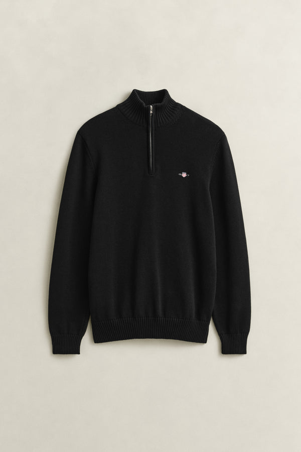 Casual Cotton Half-Zip Sweater