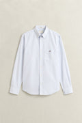 LIGHT BLUE, REG CLASSIC POPLIN BANKER SHIRT BY GANT AU.