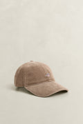 WARM KHAKI, SHIELD CORD CAP BY GANT AU.