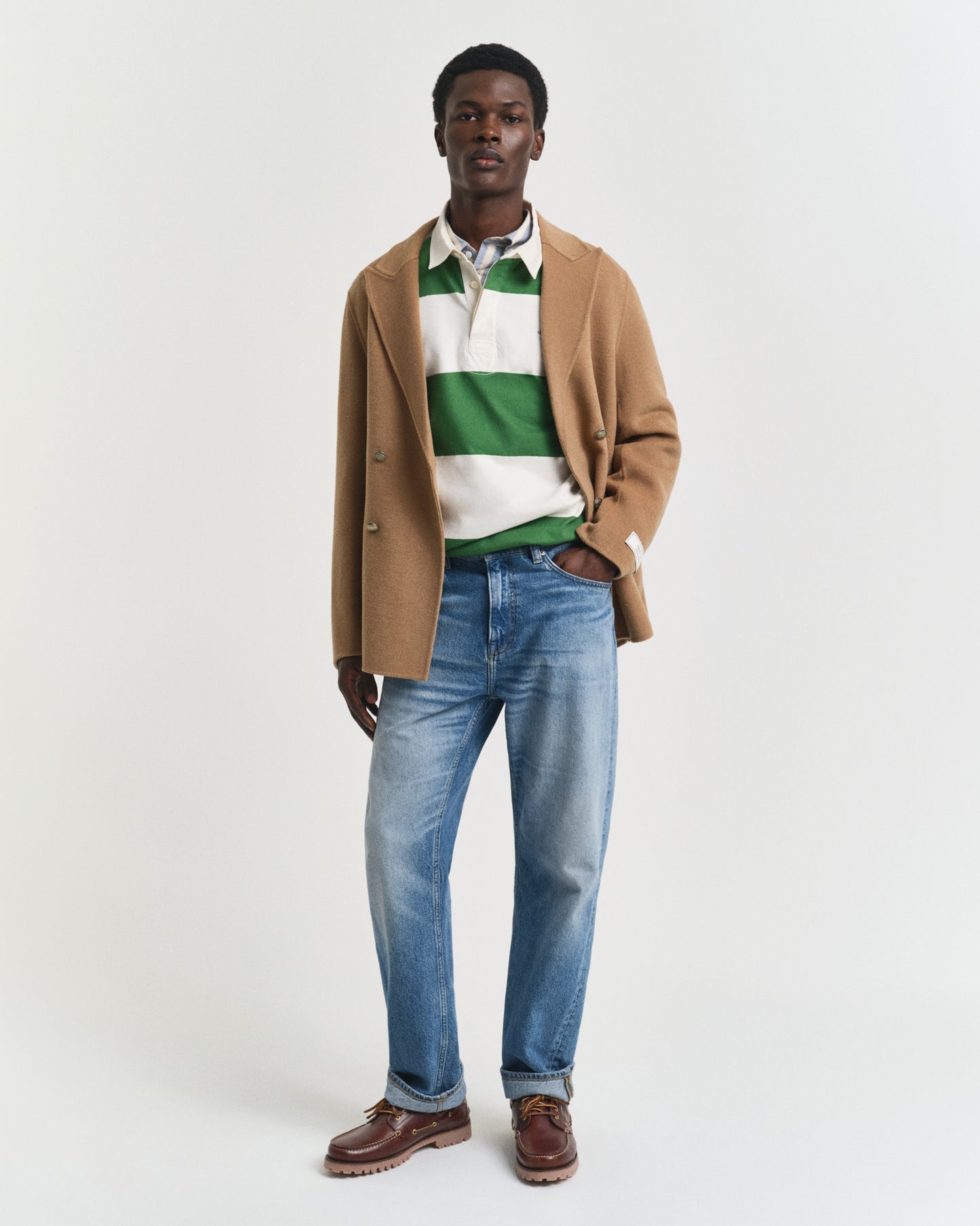 Block Striped Heavy Rugger