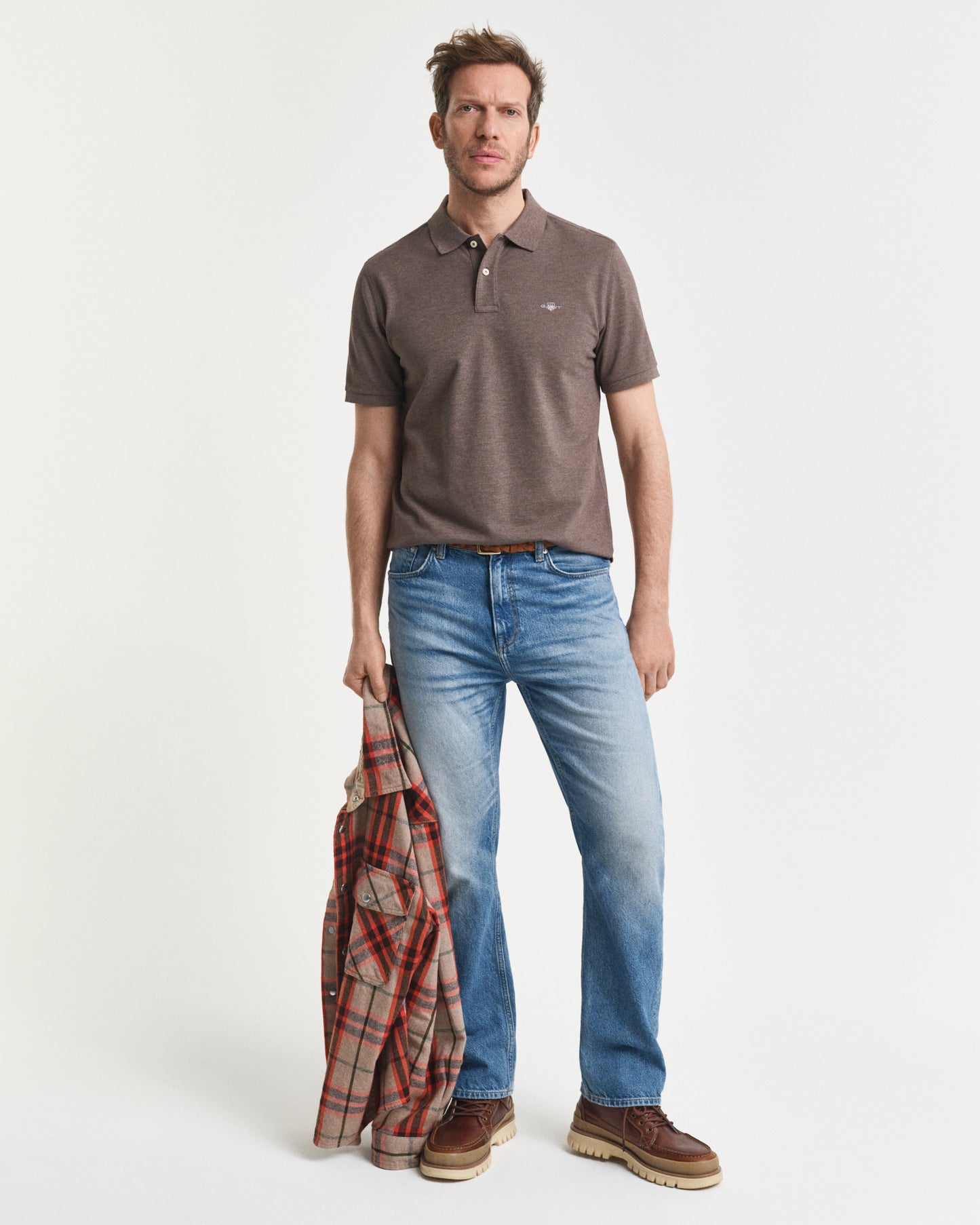 Regular Fit Shield Piqué Polo Shirt