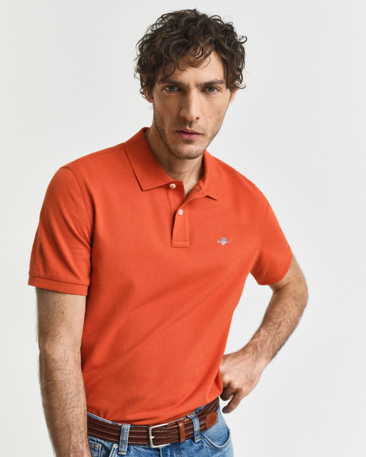 Regular Fit Shield Piqué Polo Shirt