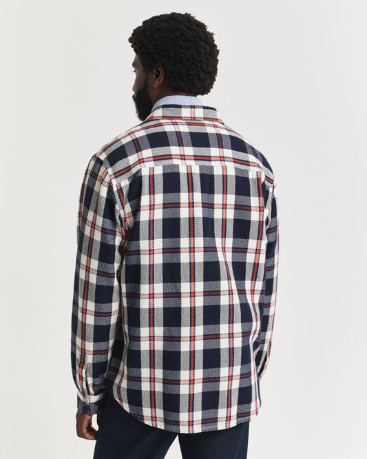 Checked Heavy Twill Overshirt