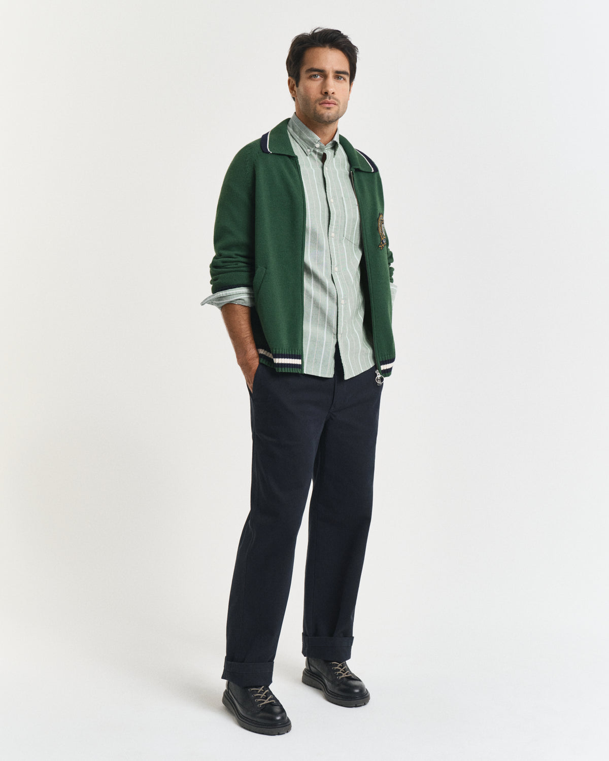 Regular Fit Striped Classic Oxford Shirt