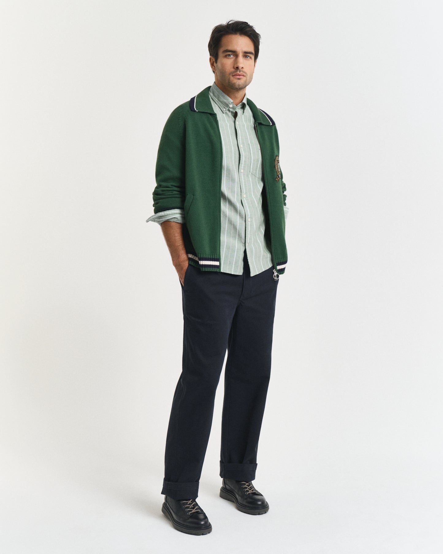 Regular Fit Striped Classic Oxford Shirt