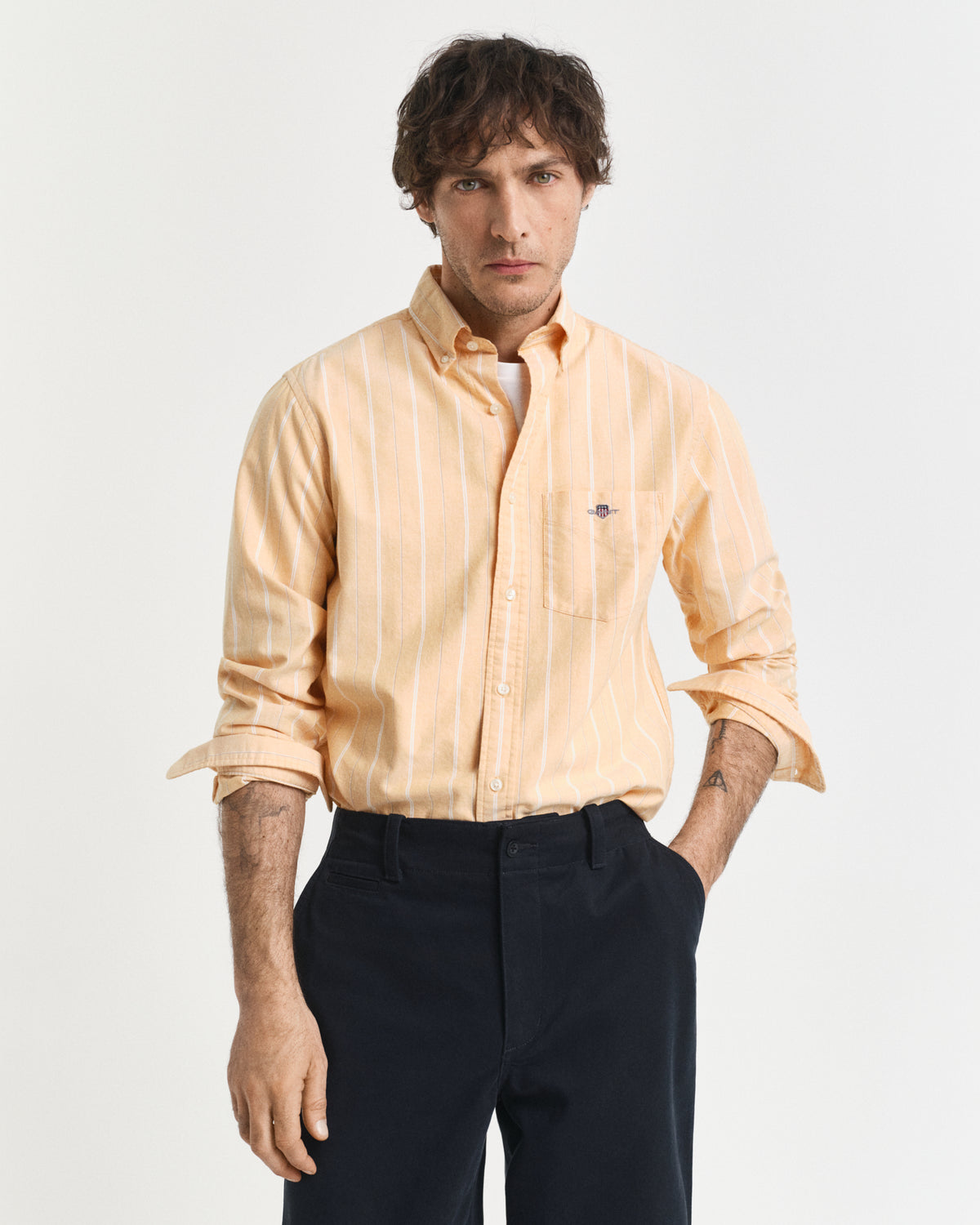 Regular Fit Striped Classic Oxford Shirt
