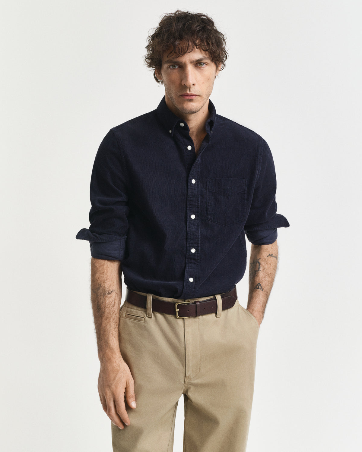 Regular Fit Corduroy Shirt