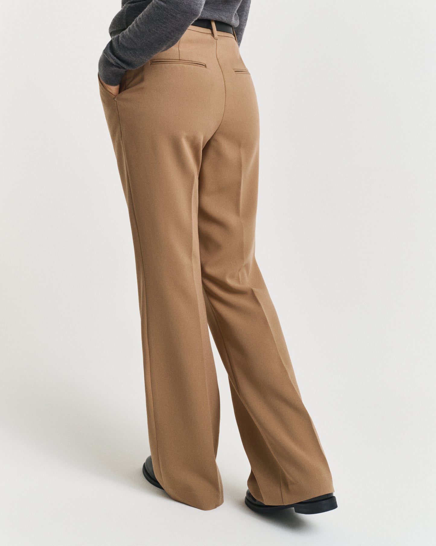 Slim Flared Slacks