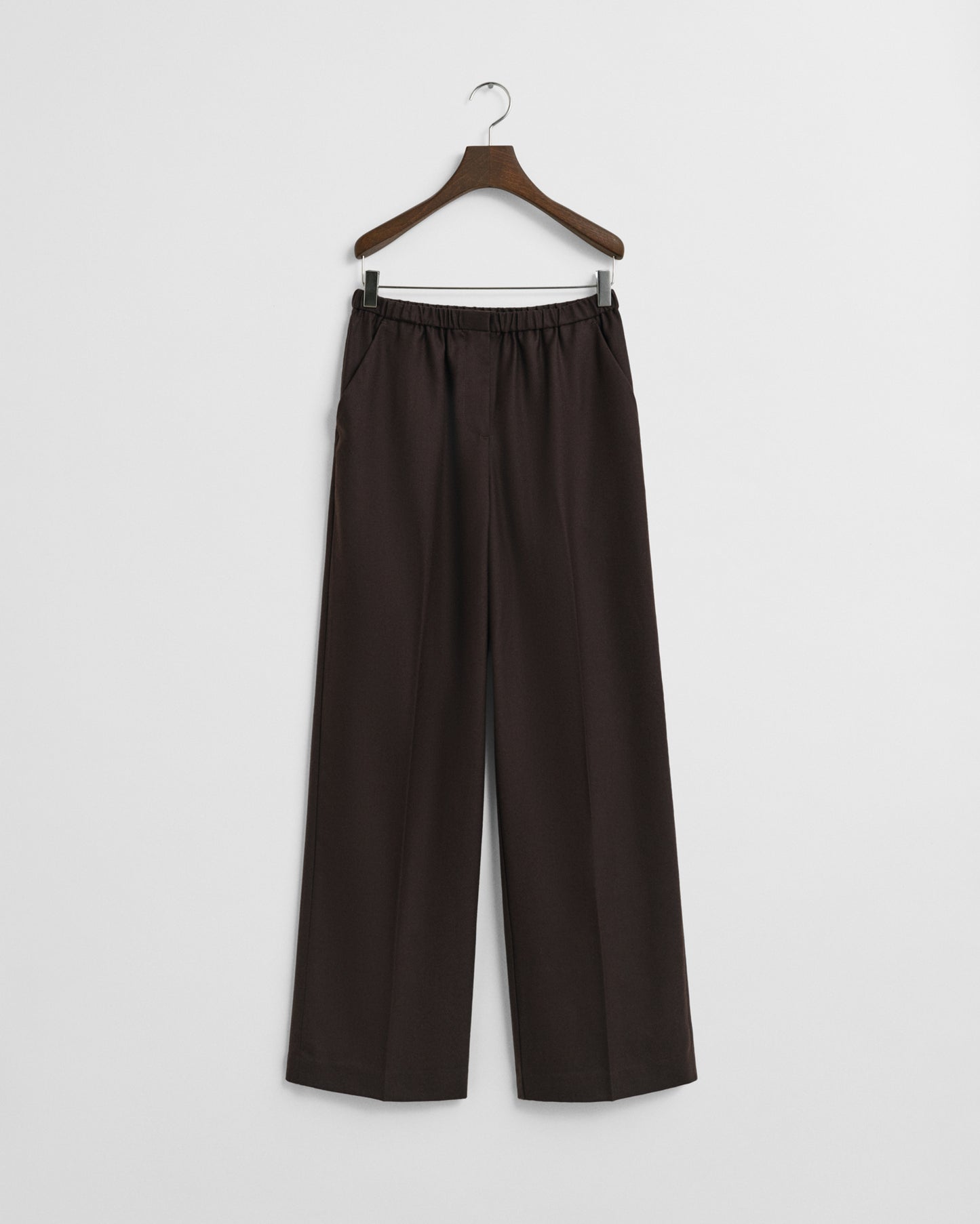 Wool Blend Pull-On Pants