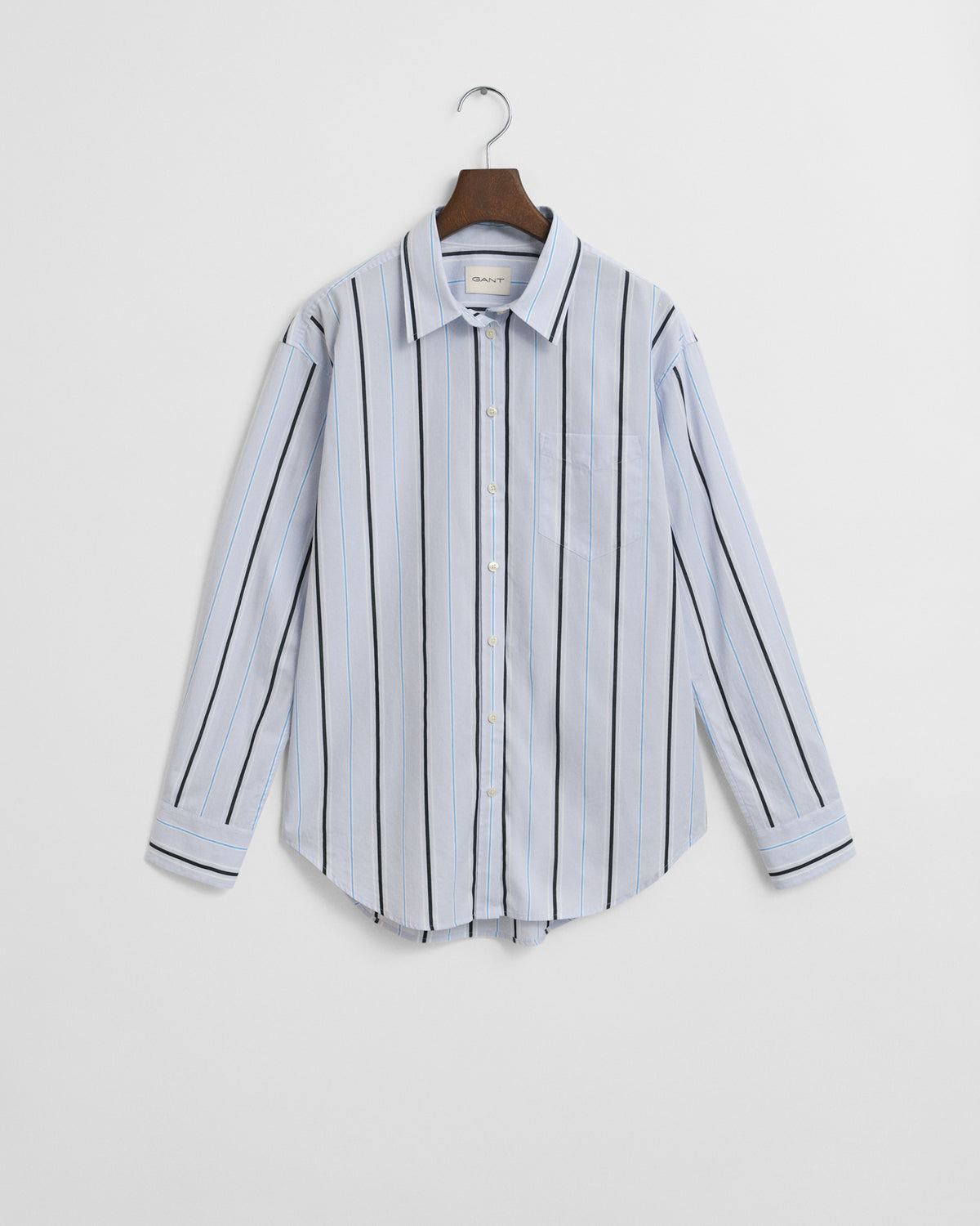 Relaxed Fit Classic Striped Poplin Shirt