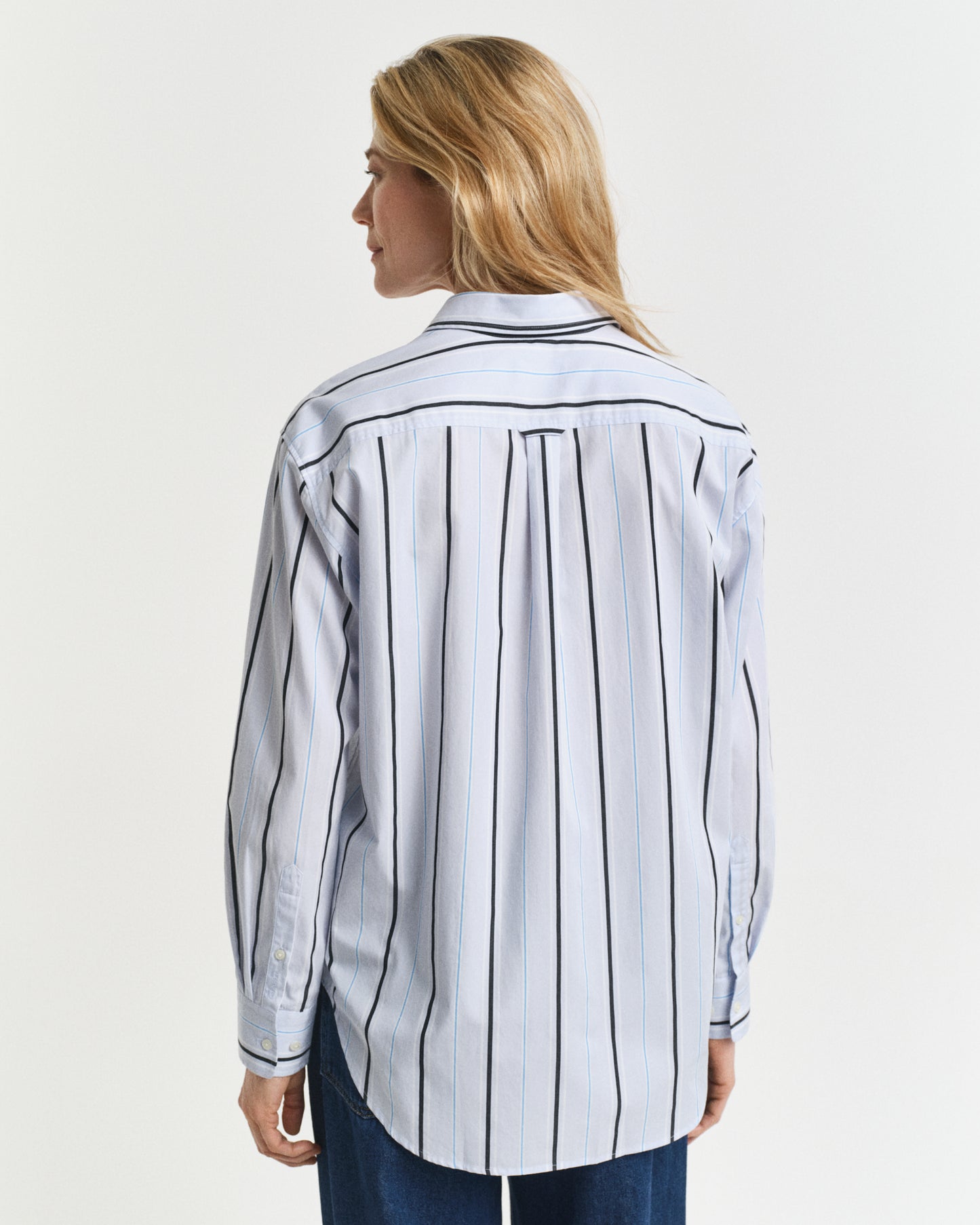 Relaxed Fit Classic Striped Poplin Shirt