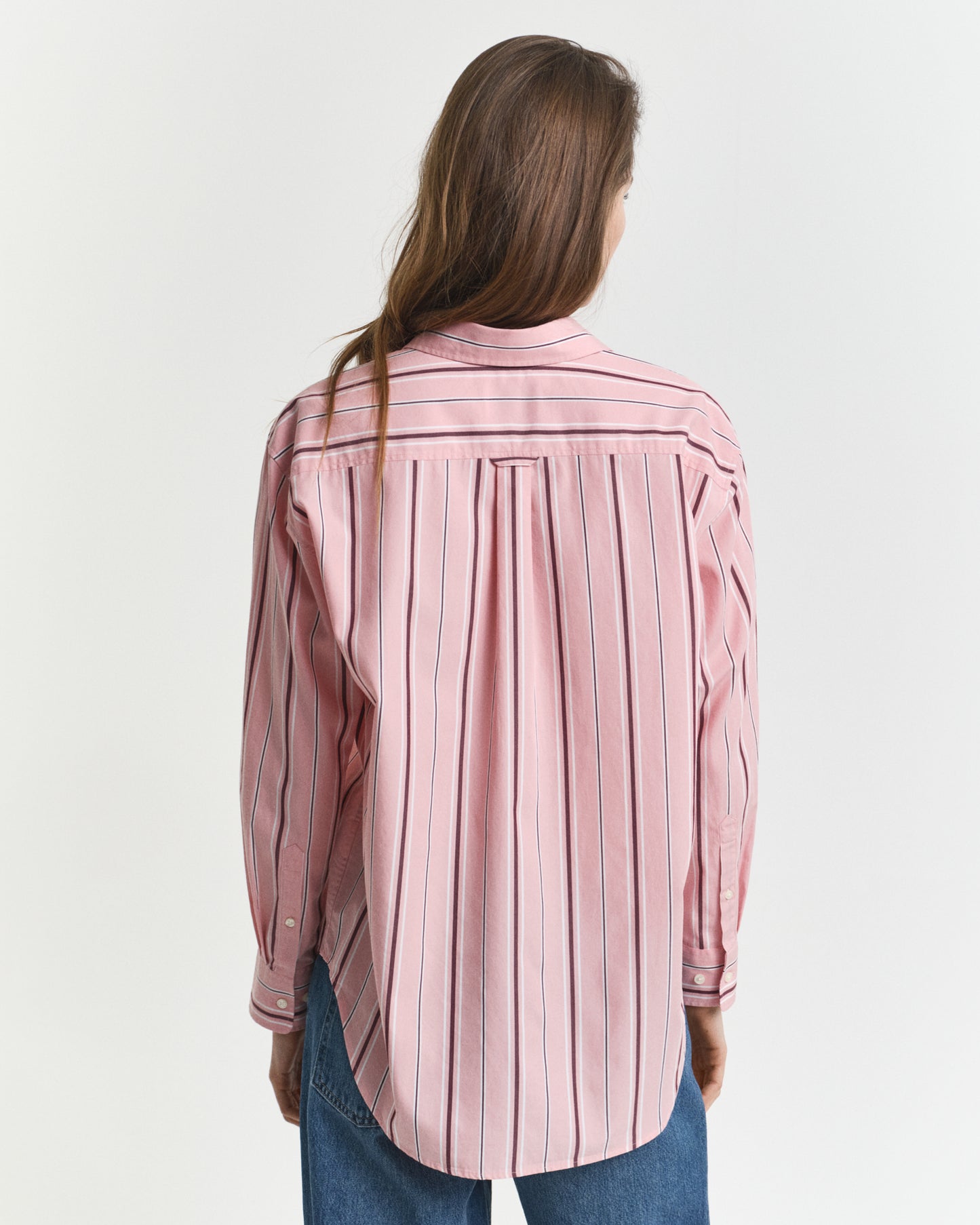 Relaxed Fit Classic Striped Poplin Shirt