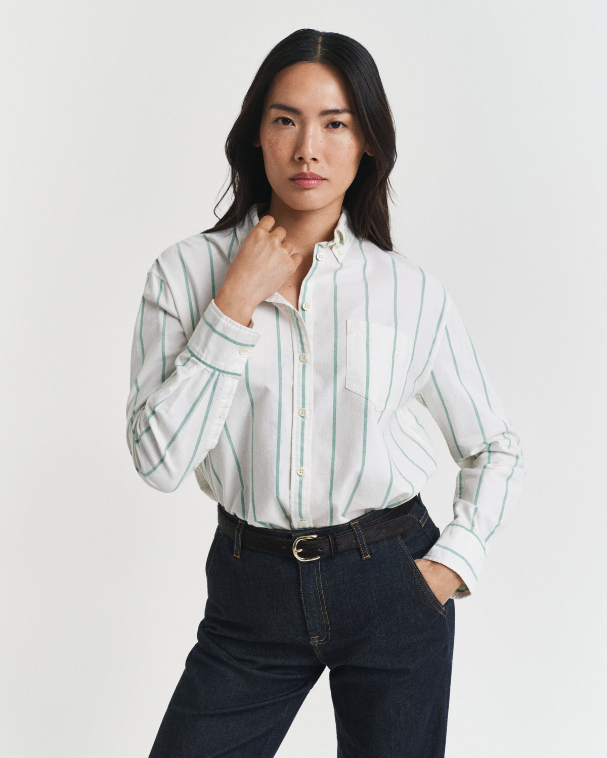 Regular Fit Classic Striped Oxford Shirt