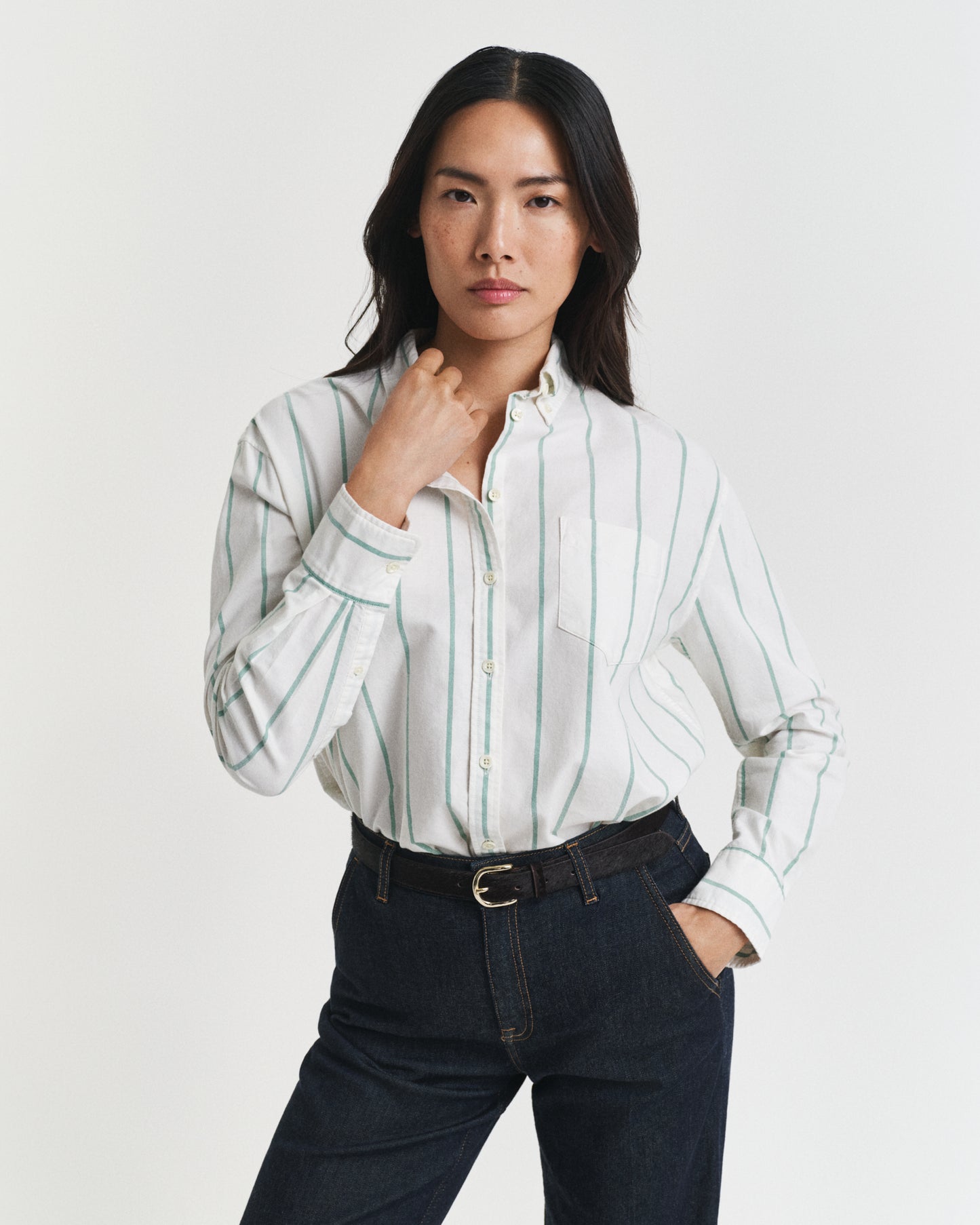 Regular Fit Classic Striped Oxford Shirt
