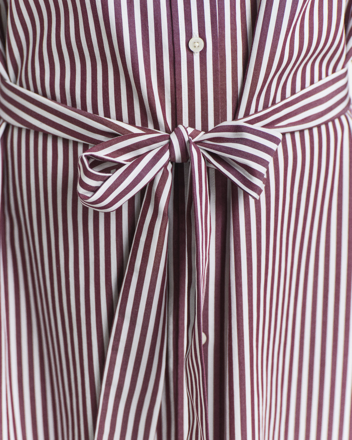 Belted Classic Poplin Shirt Dress