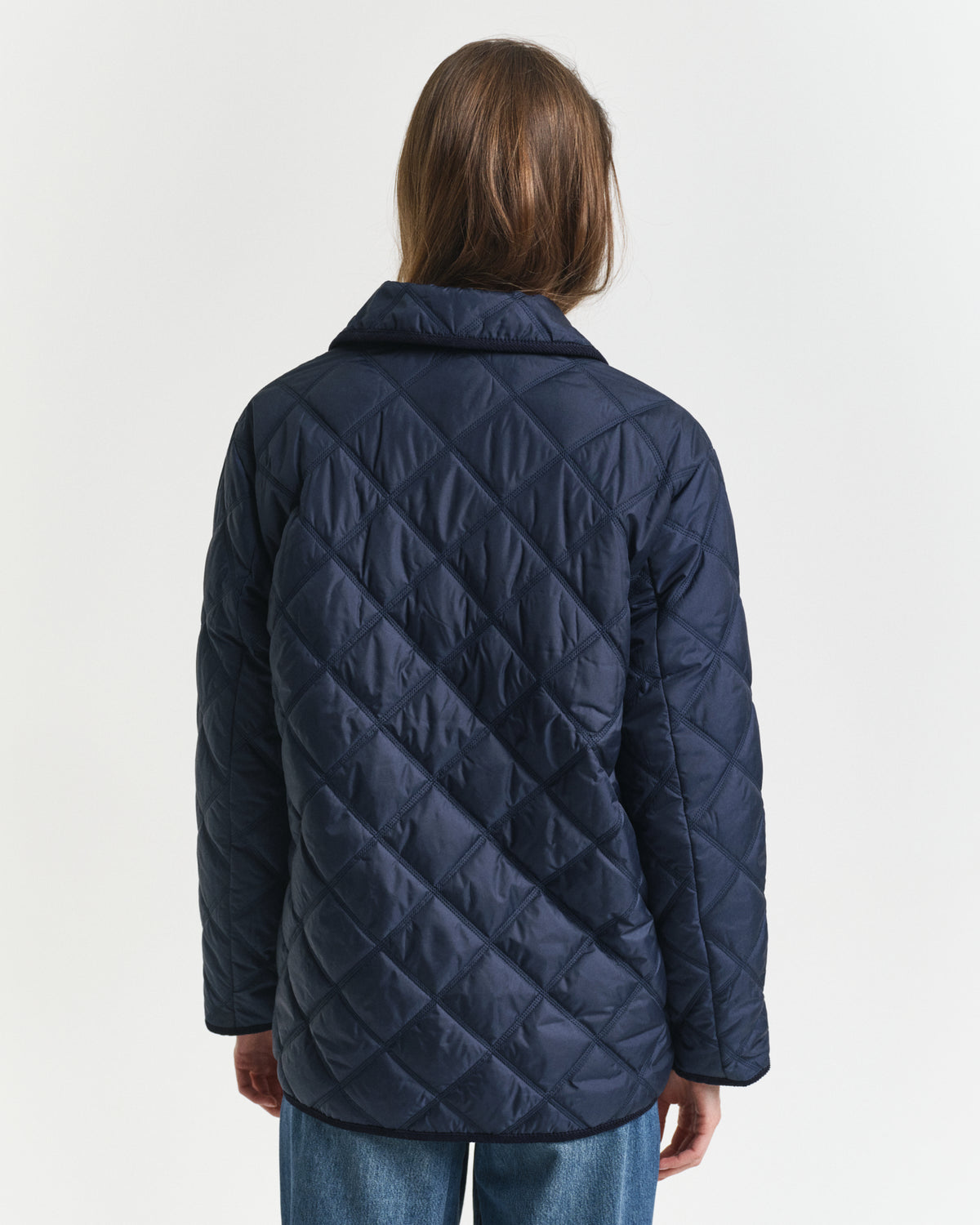 Quilted Corduroy Trim Jacket