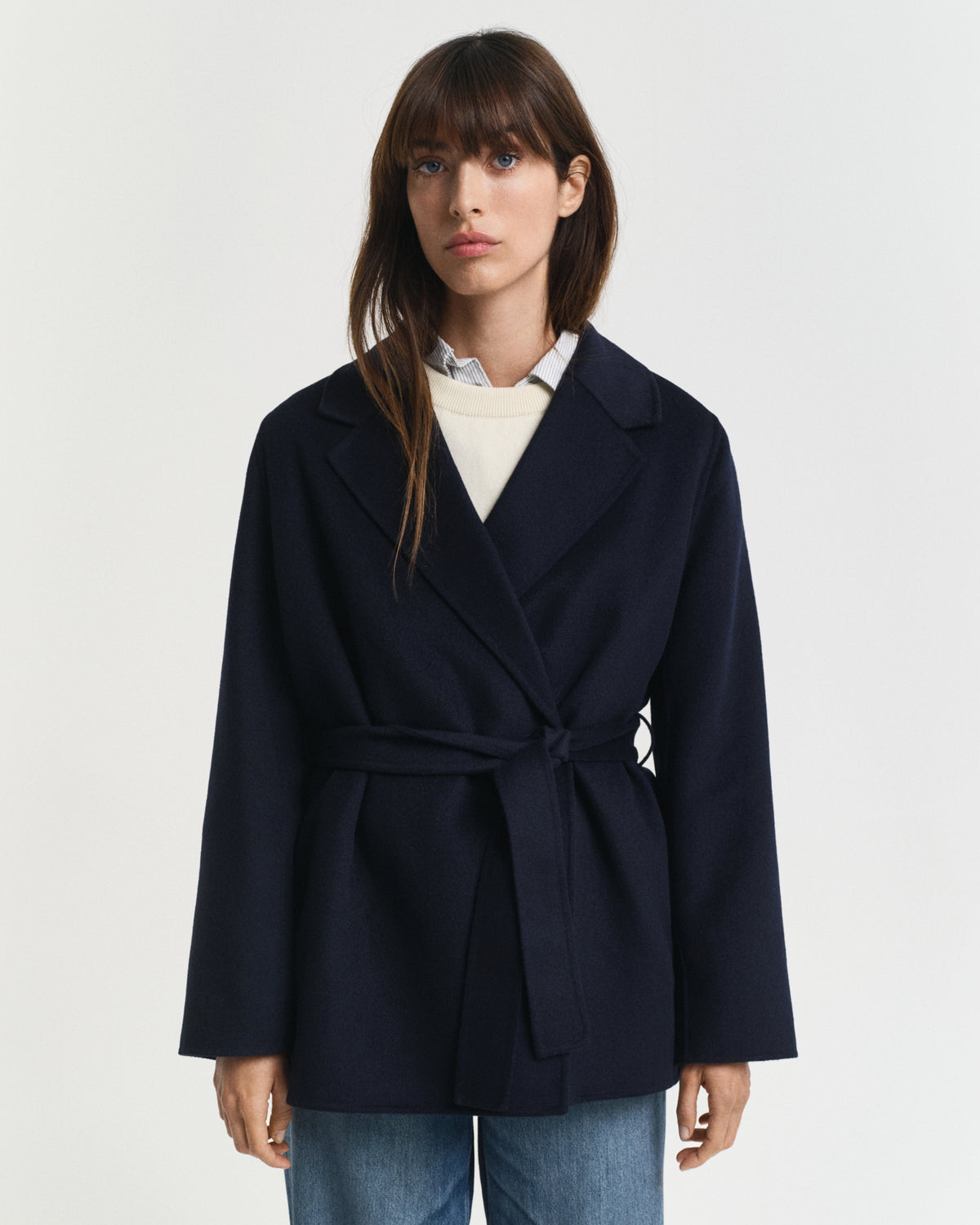 Handstitched Belted Jacket