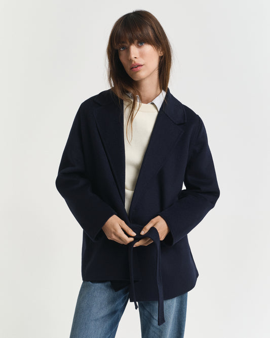 Handstitched Belted Jacket