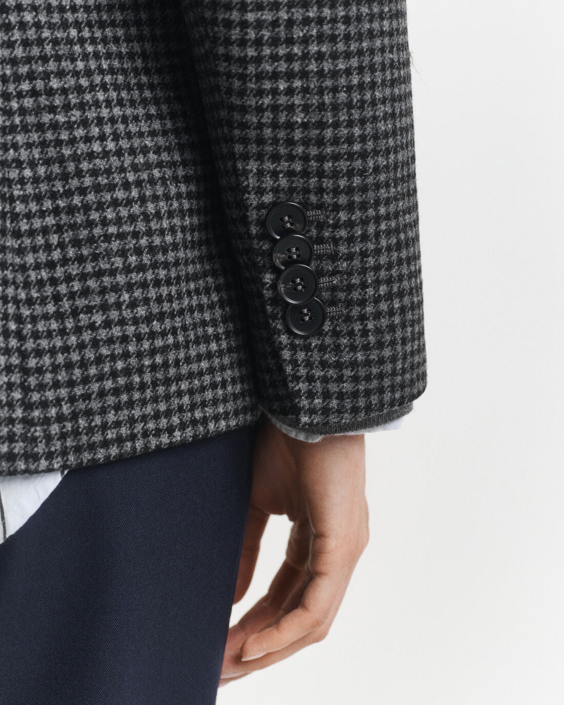 Regular Fit Wool Houndstooth Blazer