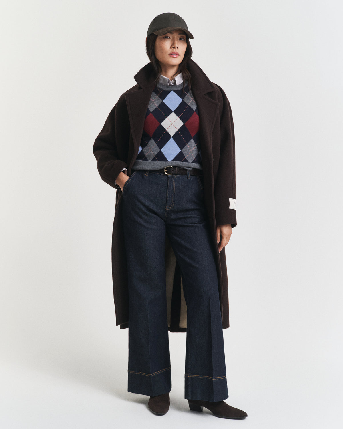 Argyle Crew Neck Vest