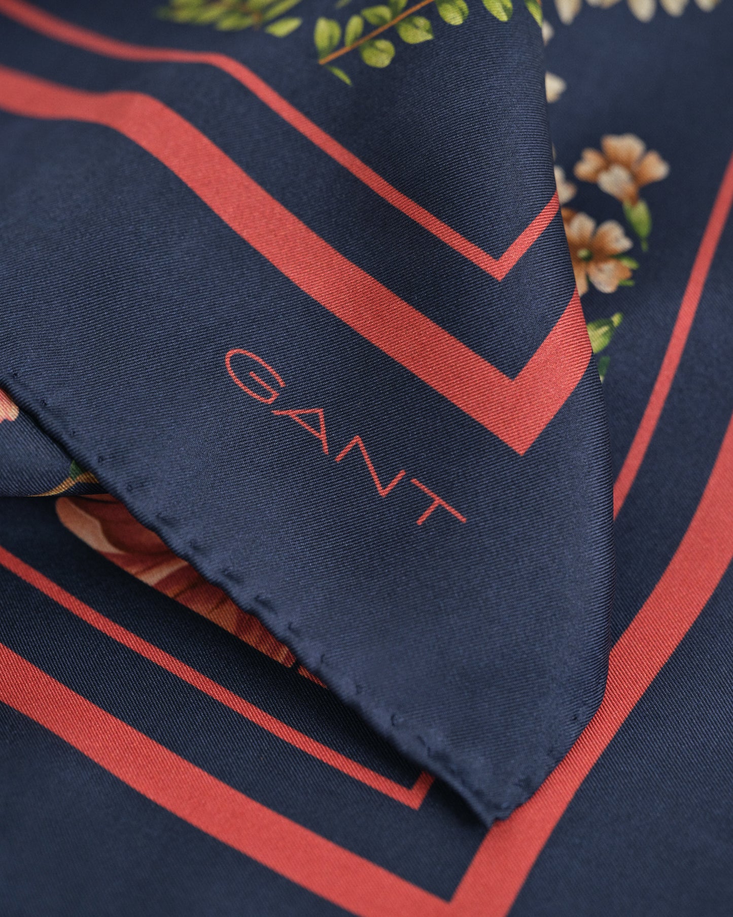 Floral Print Silk Scarf