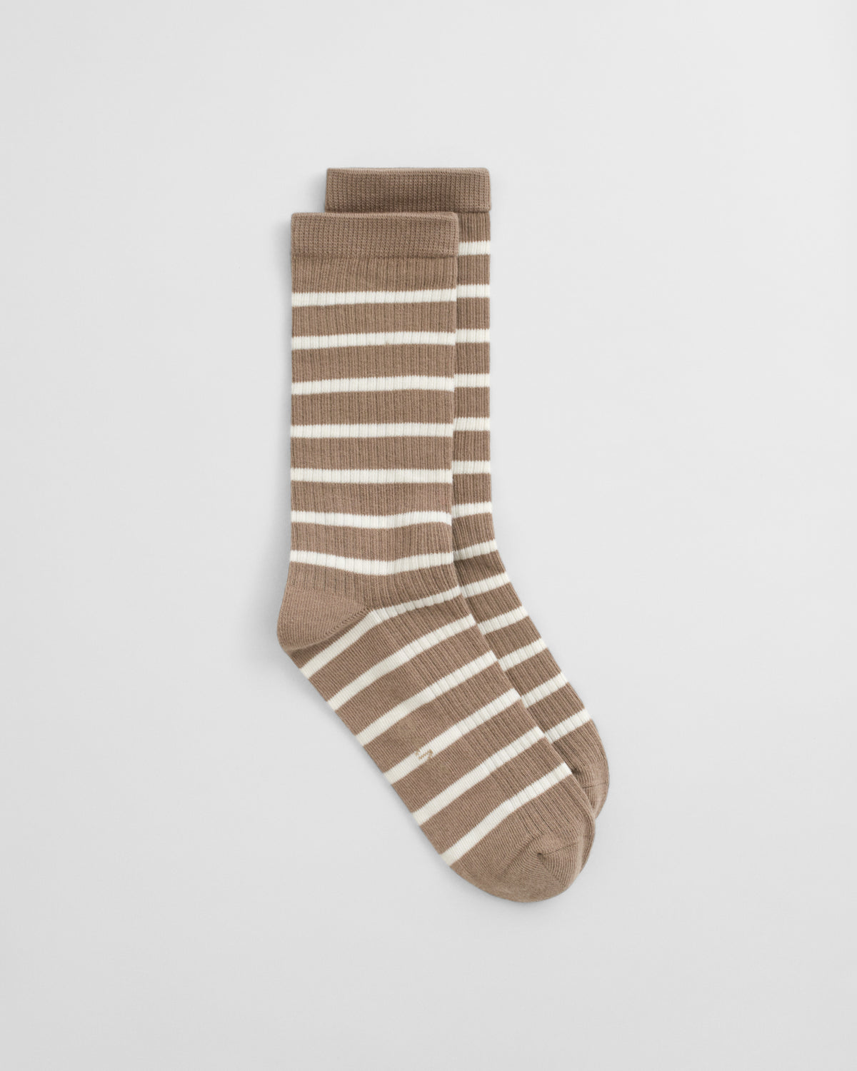 Ribbed Breton Stripe Socks