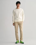 EGGSHELL, ORIGINAL C-NECK SWEAT BY GANT AU.