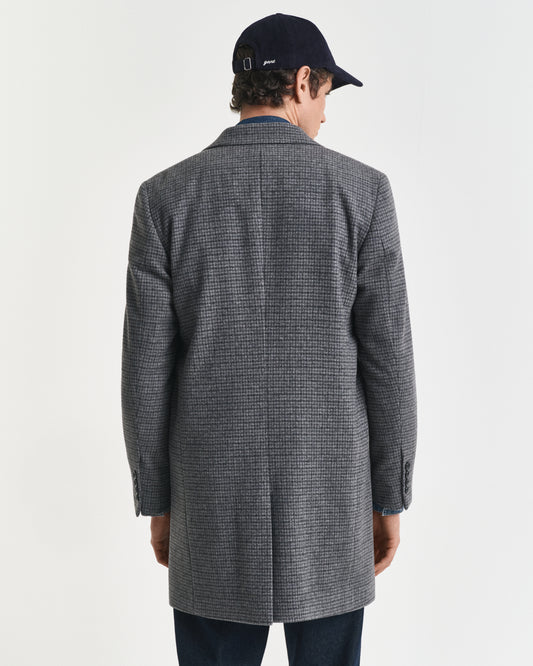 Two-Tone Wool Coat