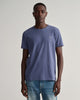 DK JEANSBLUE MELANGE, ORIGINAL SS T-SHIRT, FRONT-VIEW BY GANT AU.