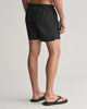 BLACK, Swim Shorts, FRONT-VIEW BY GANT AU.