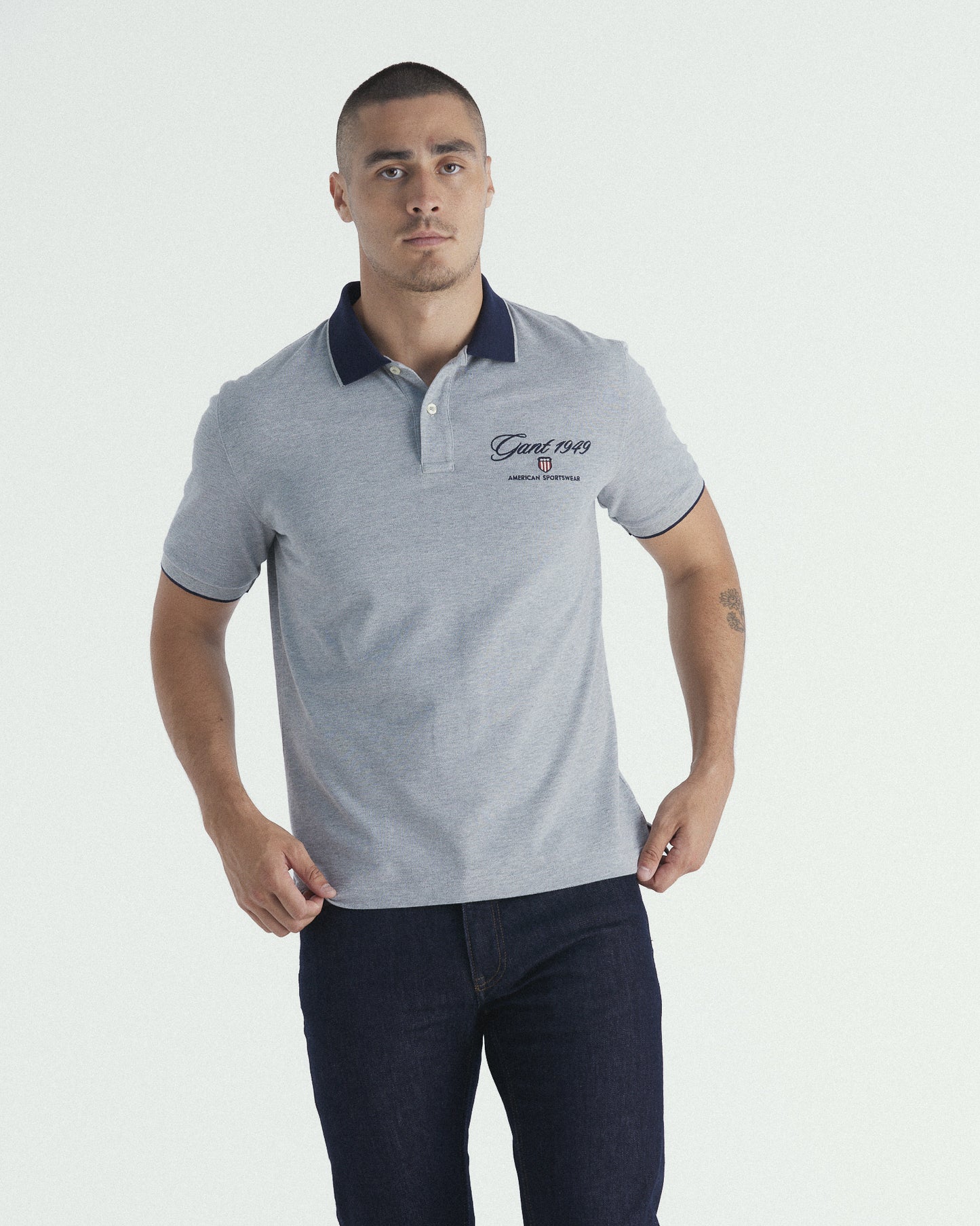 Graphic Embroidery Polo