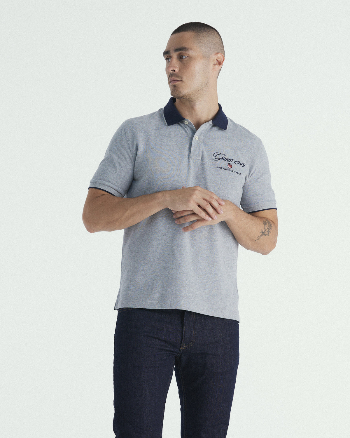 Graphic Embroidery Polo