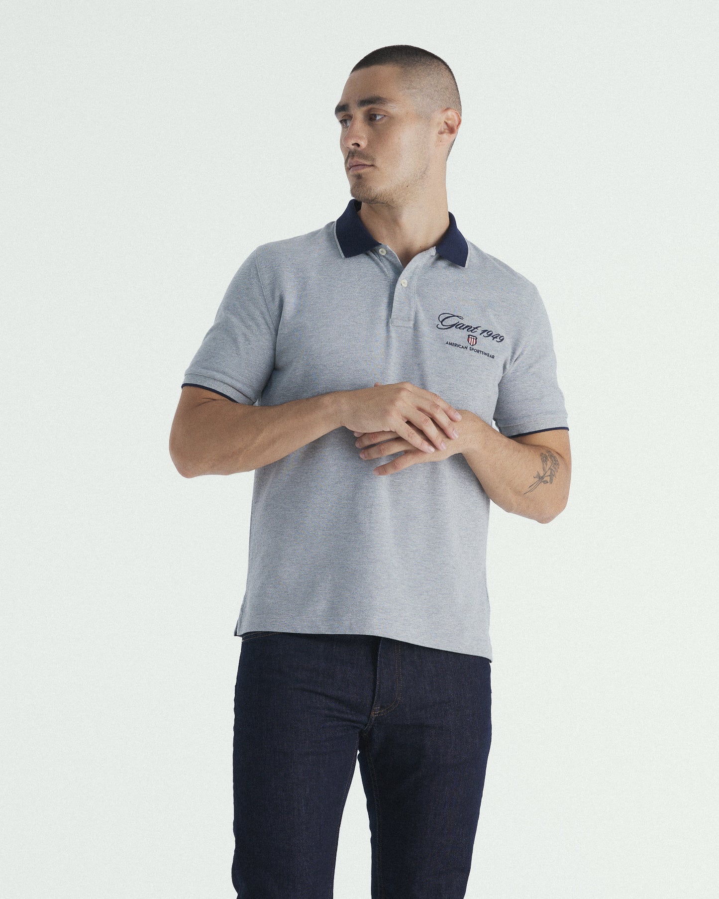 Graphic Embroidery Polo