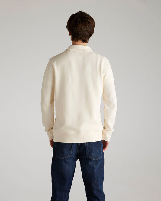Textured Half Zip Sweatshirt
