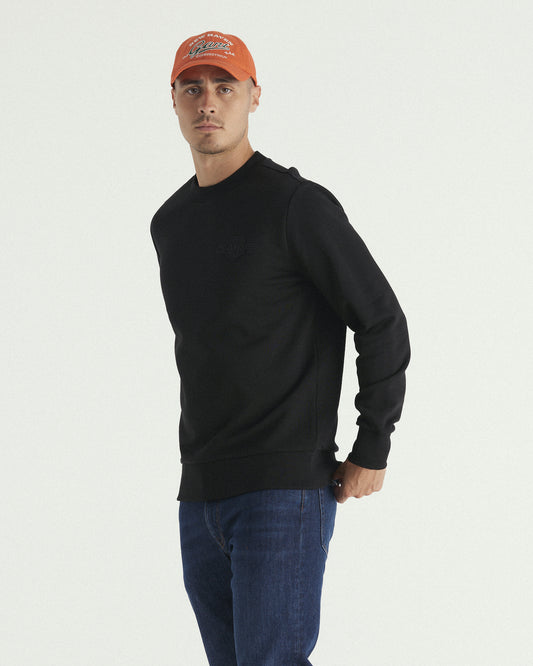 Tonal Shield Crew Neck Sweat