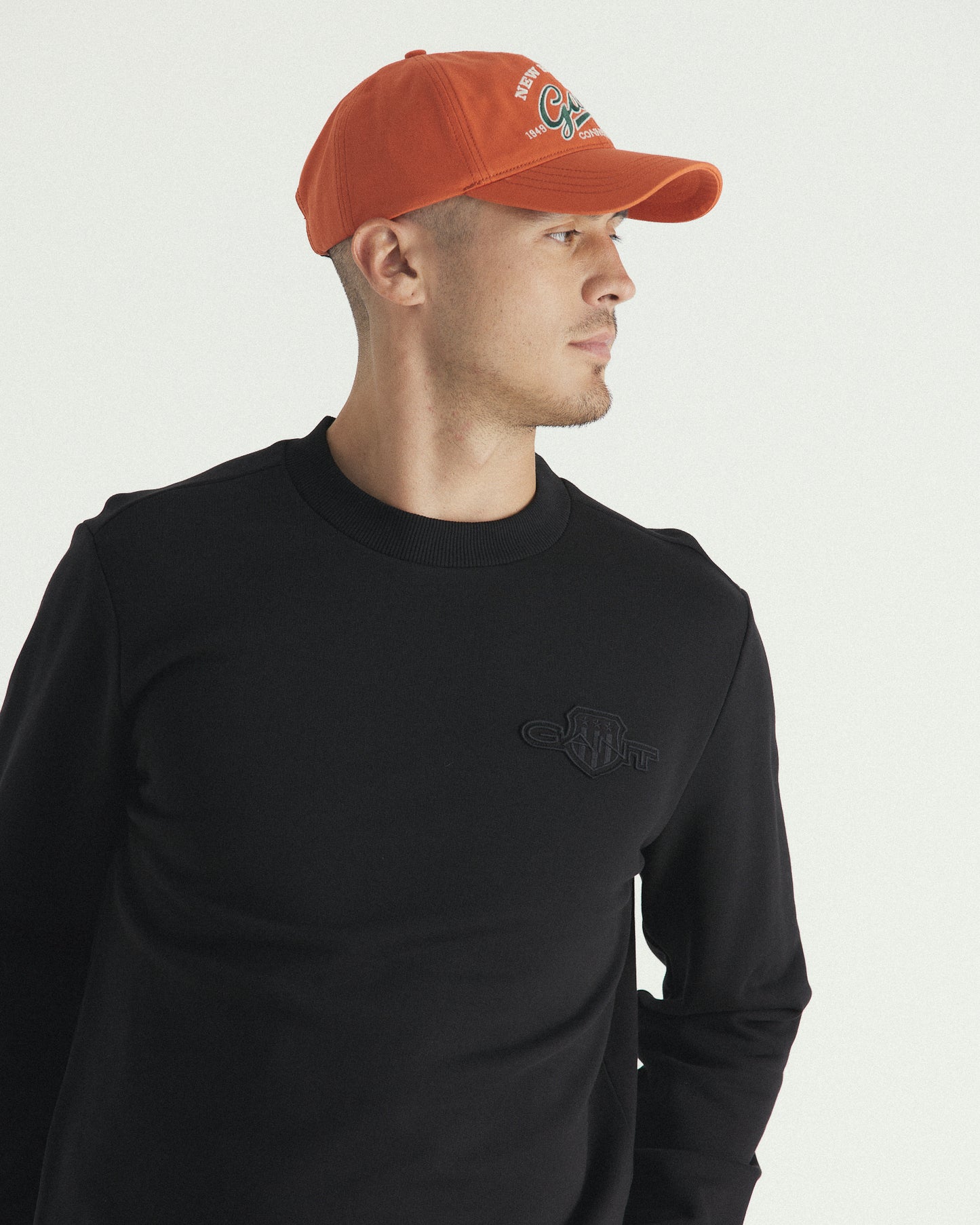 Tonal Shield Crew Neck Sweat