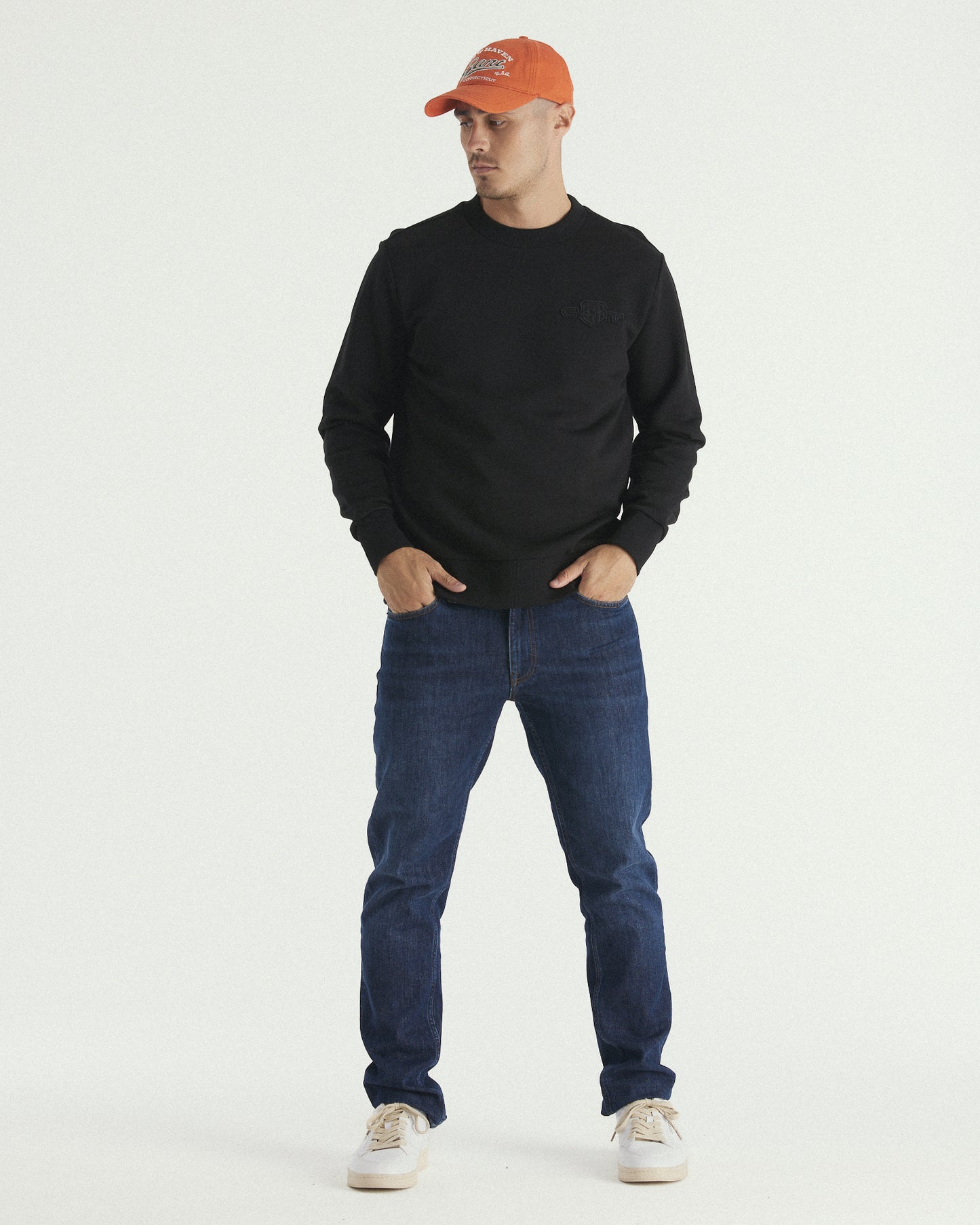 Tonal Shield Crew Neck Sweat