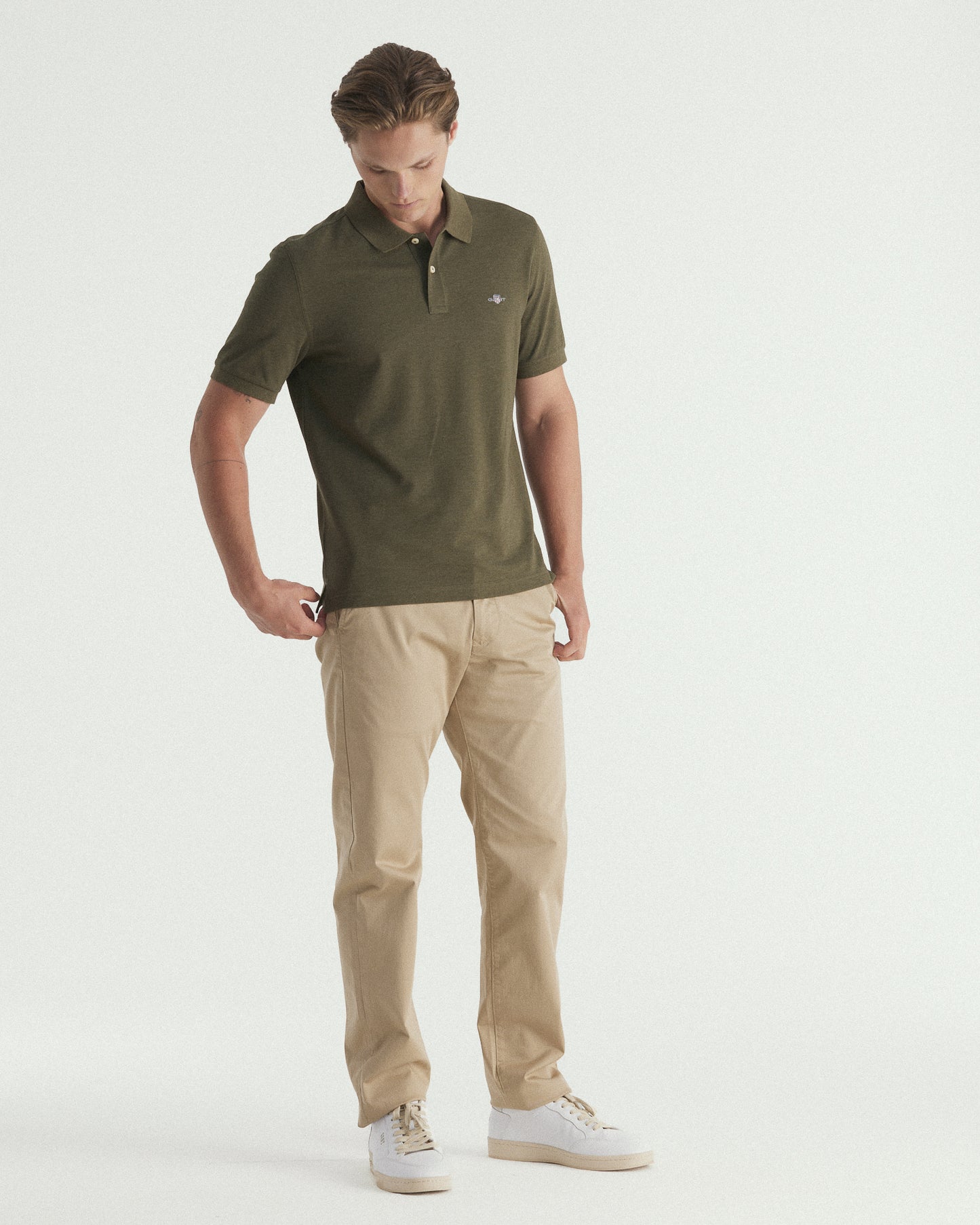 Regular Fit Shield Piqué Polo Shirt