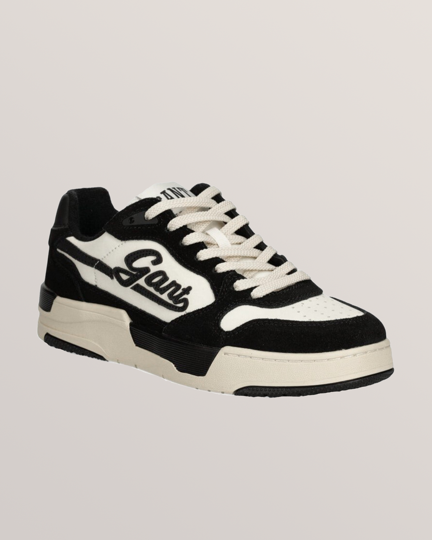 BLACK, Brookpal Suede Leather Sneakers BY GANT AU.