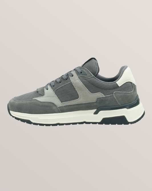 GREY, Jeuton Suede Mesh Sneakers BY GANT AU.