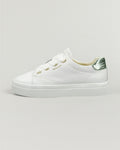 WHITE/MINT, Avona Leather Sneakers BY GANT AU.