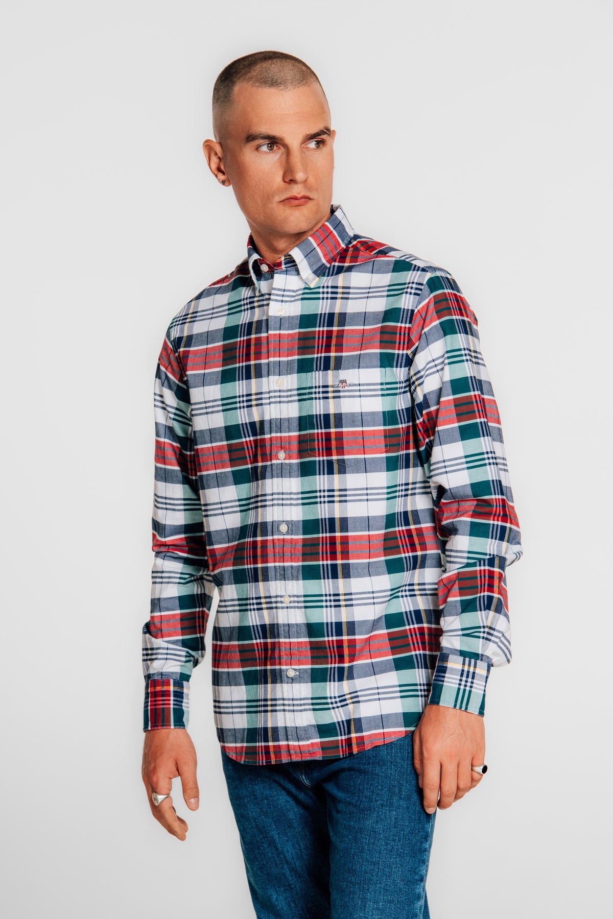 Regular Fit Checked Classic Oxford Shirt