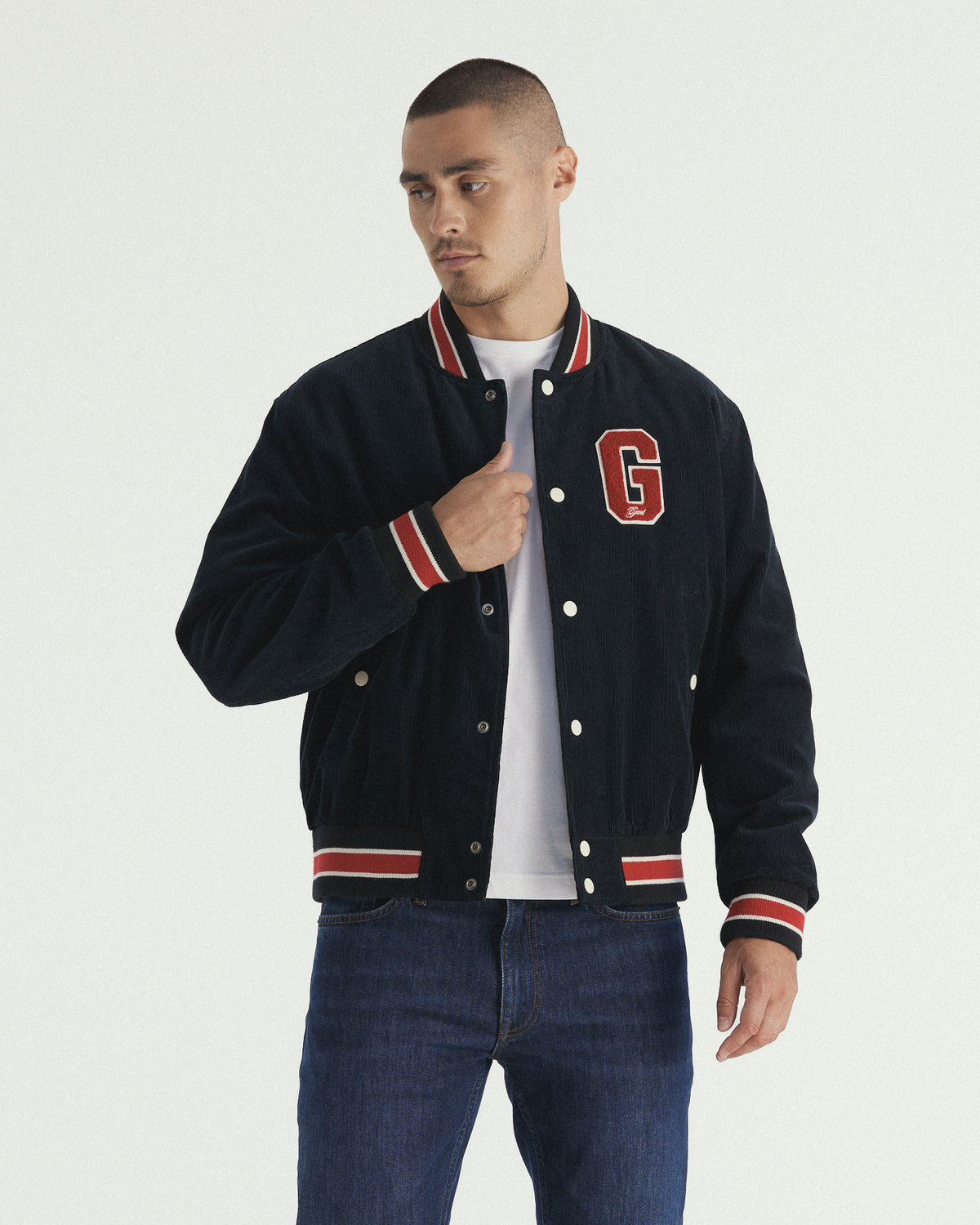 Corduroy Varsity Jacket