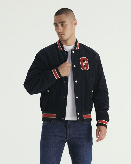 Corduroy Varsity Jacket